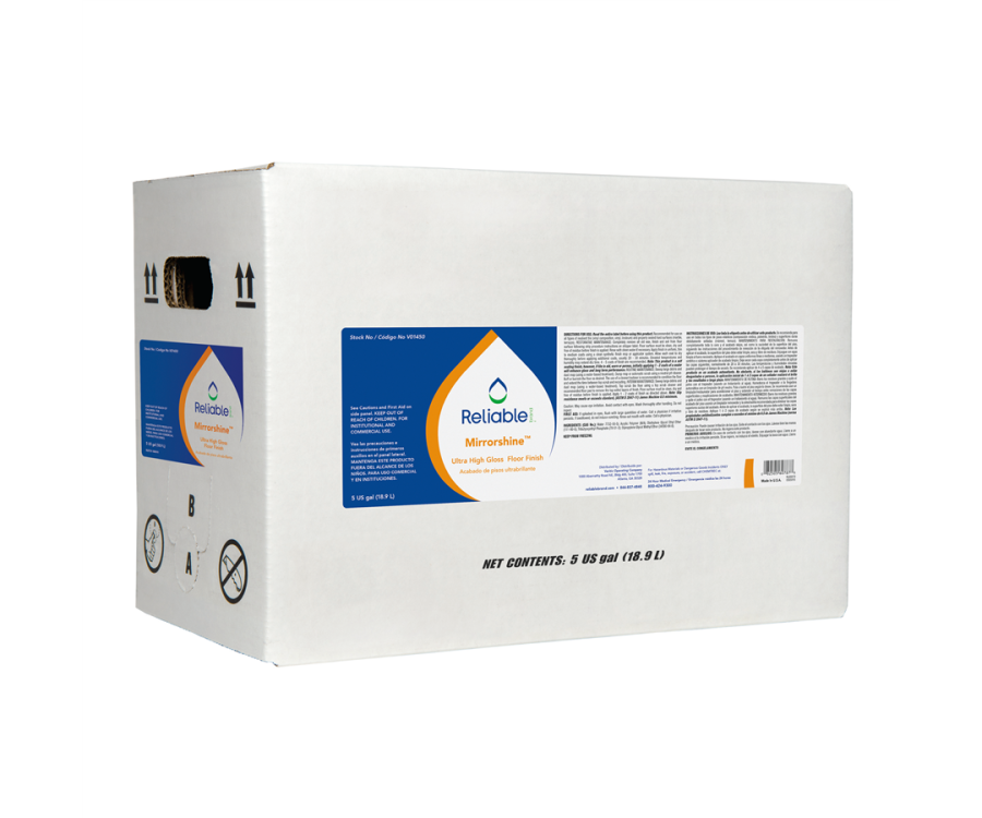 Reliable Brand® Clear Mirror Shine Floor Care (5 Gal.)